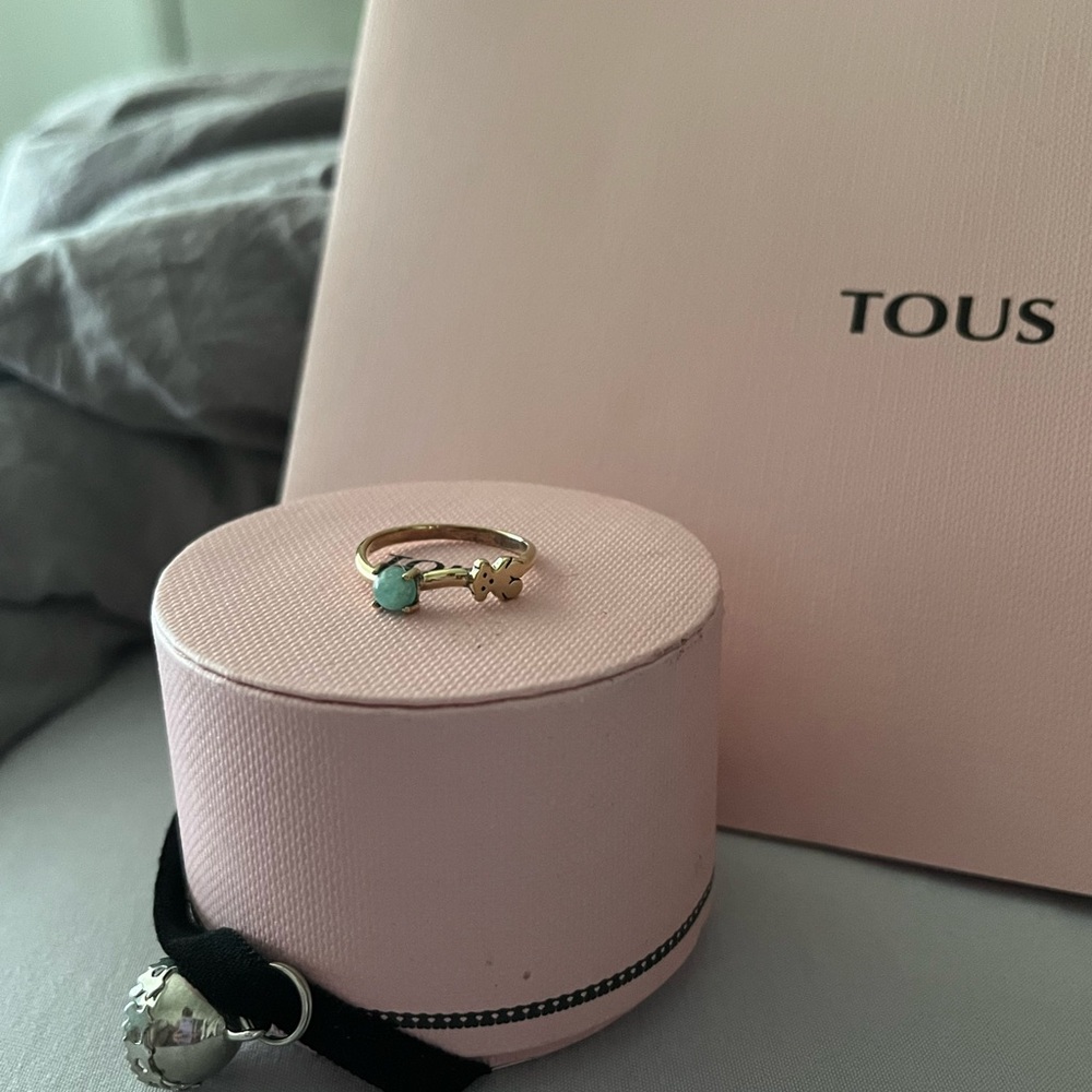 Tous Gold Vermeil Bear Ring